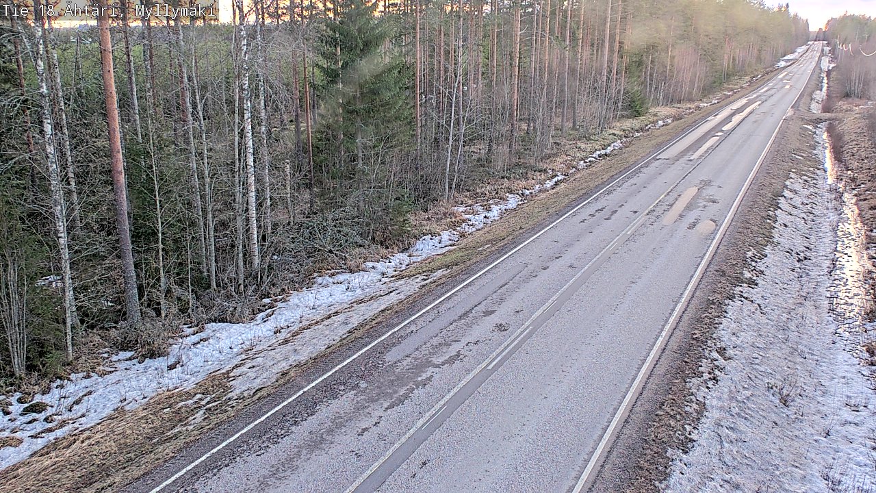 Weather Camera Image Road 18 Ähtäri, Myllymäki, Ähtäri, Etelä-Pohjanmaa