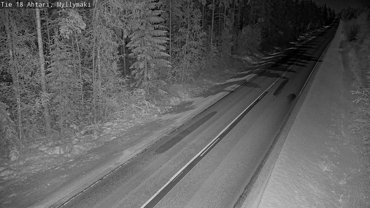 Weather Camera Image Road 18 Ähtäri, Myllymäki, Ähtäri, Etelä-Pohjanmaa