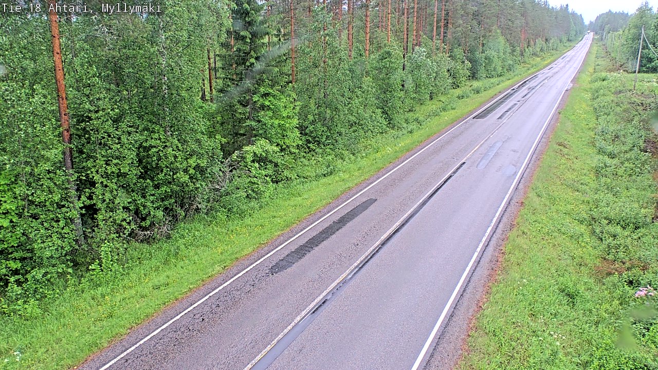 Weather Camera Image Väg 18 Etseri, Myllymäki, Ähtäri, Etelä-Pohjanmaa