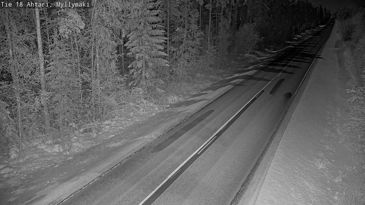 Weather Camera Image Road 18 Ähtäri, Myllymäki, Ähtäri, Etelä-Pohjanmaa