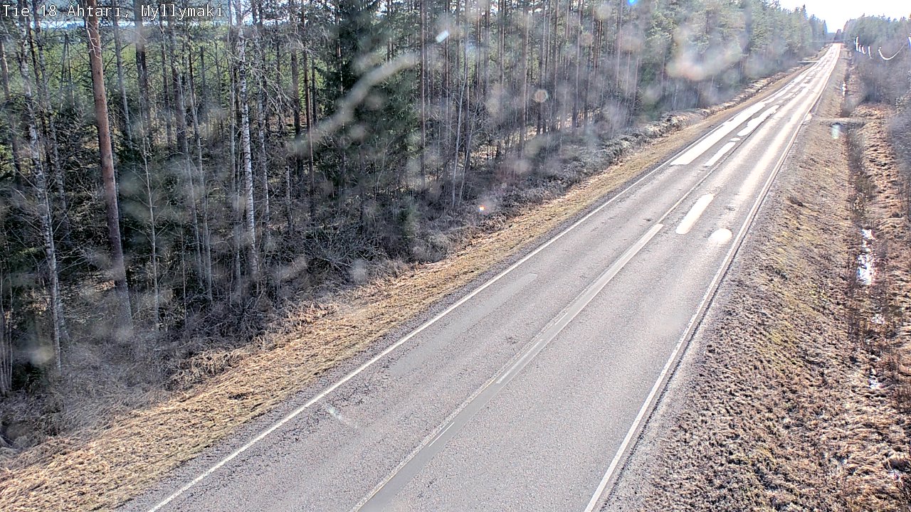Weather Camera Image Road 18 Ähtäri, Myllymäki, Ähtäri, Etelä-Pohjanmaa