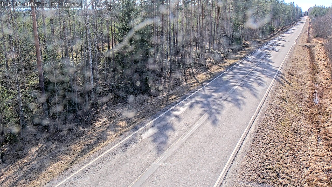 Weather Camera Image Road 18 Ähtäri, Myllymäki, Ähtäri, Etelä-Pohjanmaa