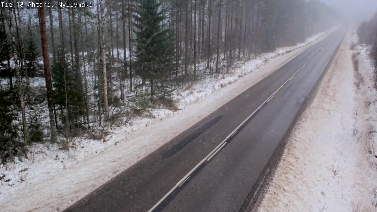 Weather Camera Image Road 18 Ähtäri, Myllymäki, Ähtäri, Etelä-Pohjanmaa