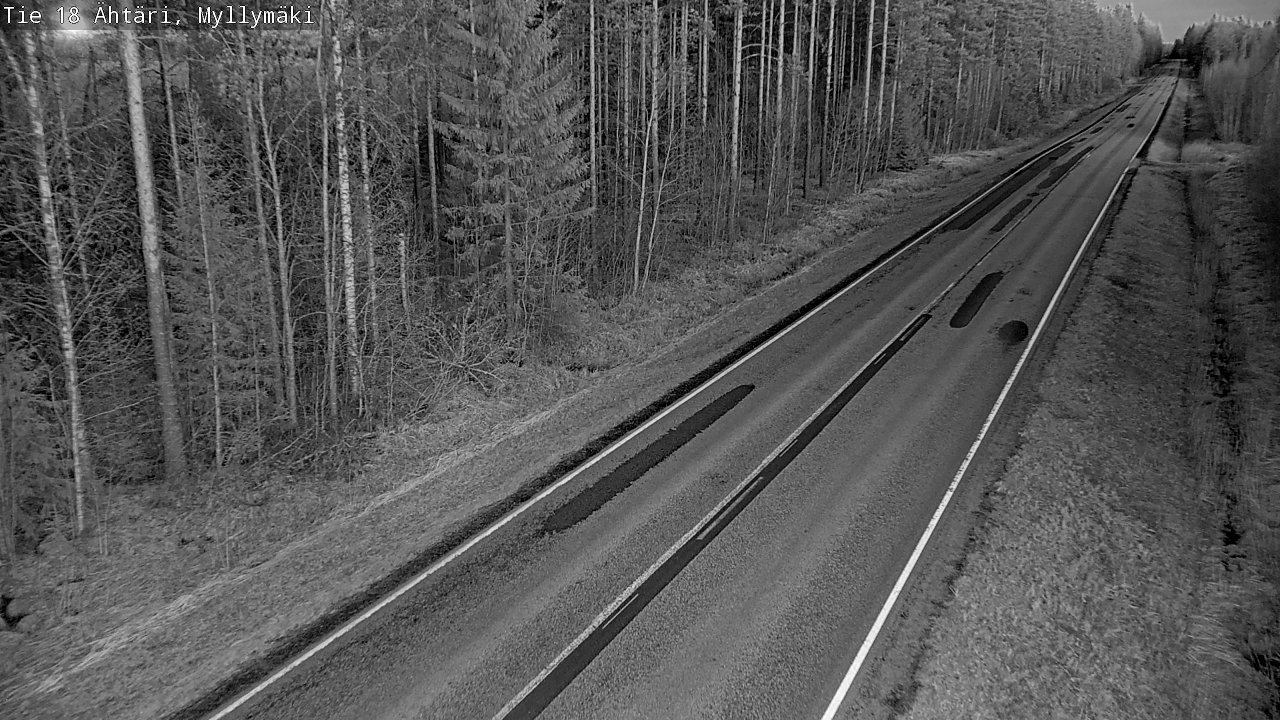 Weather Camera Image Road 18 Ähtäri, Myllymäki, Ähtäri, Etelä-Pohjanmaa