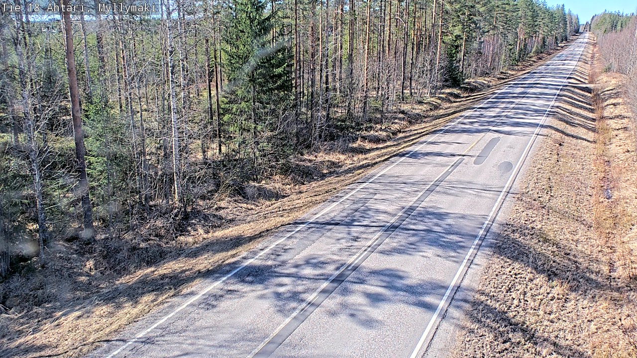 Weather Camera Image Road 18 Ähtäri, Myllymäki, Ähtäri, Etelä-Pohjanmaa