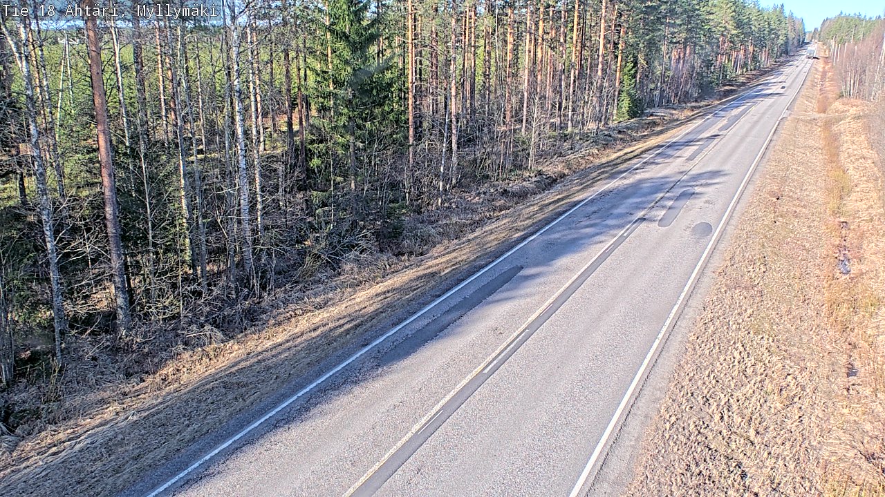 Weather Camera Image Road 18 Ähtäri, Myllymäki, Ähtäri, Etelä-Pohjanmaa