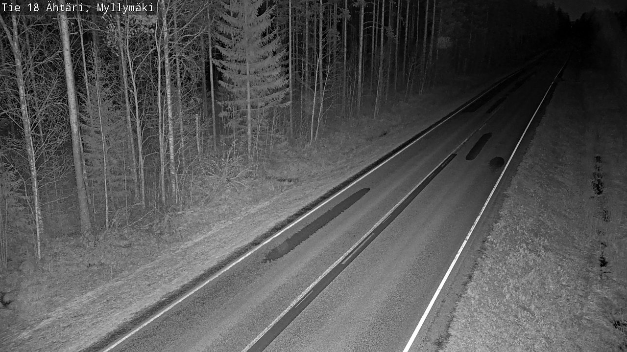 Weather Camera Image Road 18 Ähtäri, Myllymäki, Ähtäri, Etelä-Pohjanmaa
