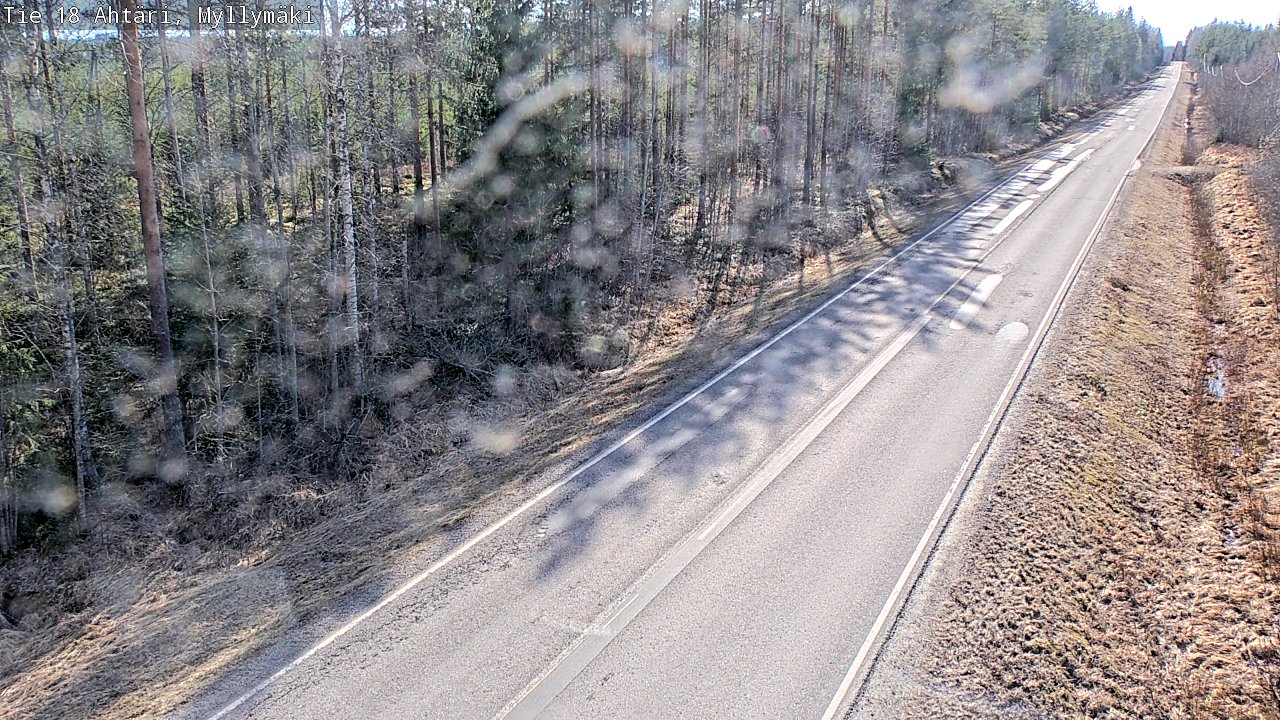 Weather Camera Image Road 18 Ähtäri, Myllymäki, Ähtäri, Etelä-Pohjanmaa