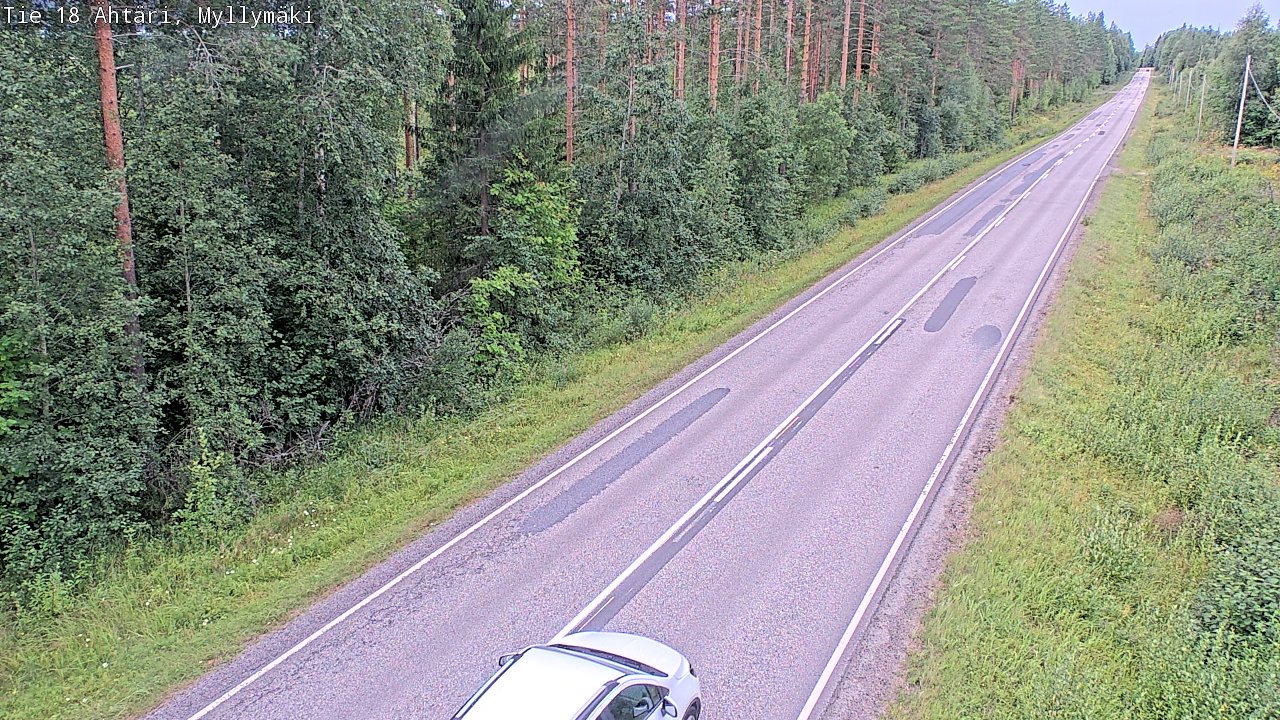 Weather Camera Image Road 18 Ähtäri, Myllymäki, Ähtäri, Etelä-Pohjanmaa