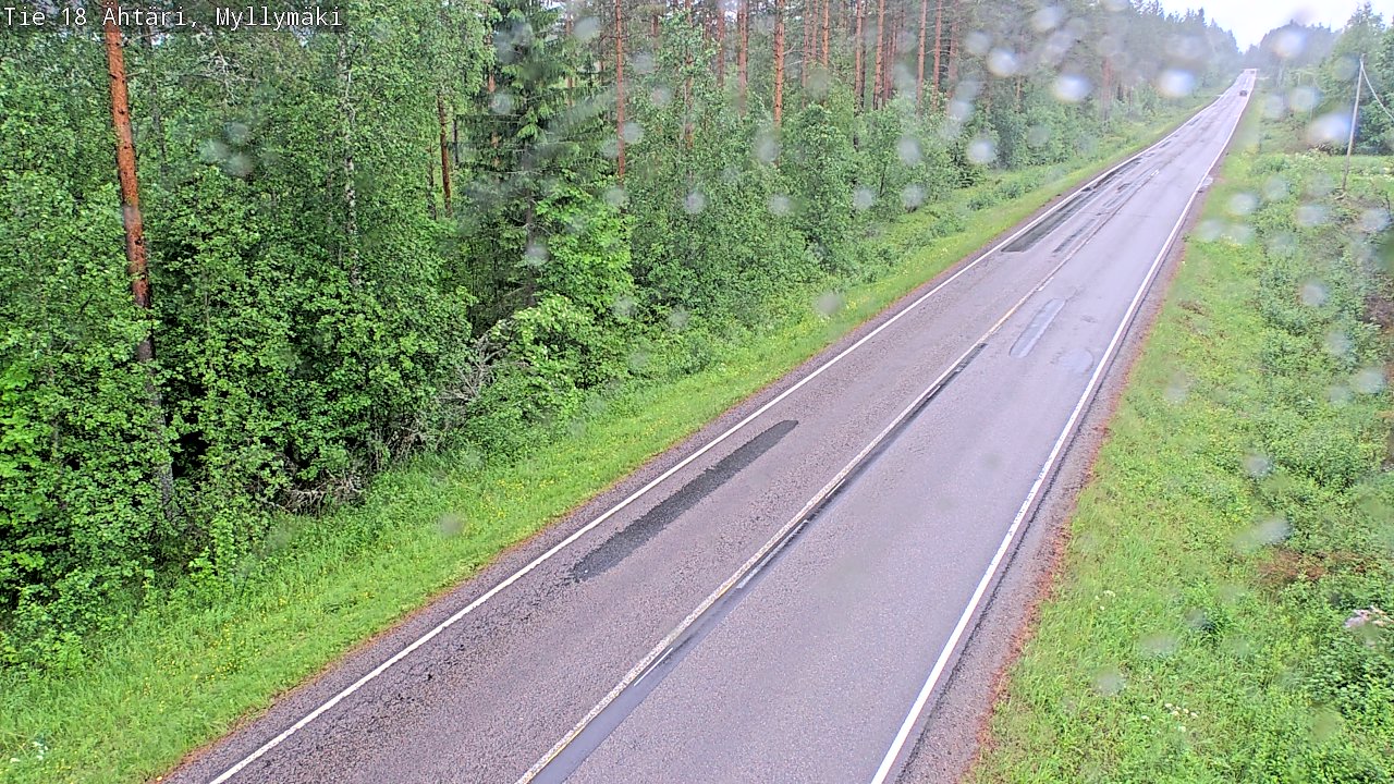 Weather Camera Image Väg 18 Etseri, Myllymäki, Ähtäri, Etelä-Pohjanmaa