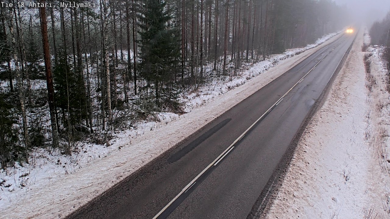 Weather Camera Image Road 18 Ähtäri, Myllymäki, Ähtäri, Etelä-Pohjanmaa