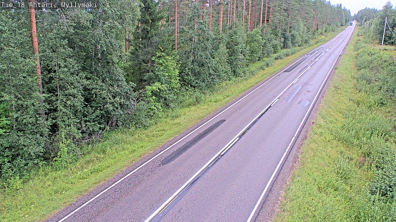 Weather Camera Image Road 18 Ähtäri, Myllymäki, Ähtäri, Etelä-Pohjanmaa
