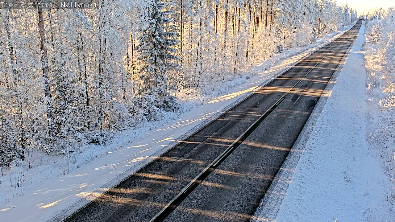 Weather Camera Image Road 18 Ähtäri, Myllymäki, Ähtäri, Etelä-Pohjanmaa