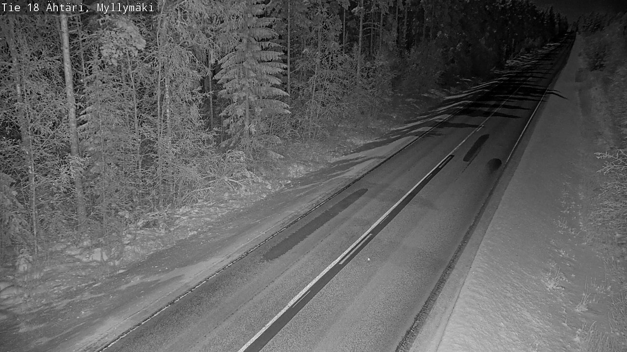 Weather Camera Image Road 18 Ähtäri, Myllymäki, Ähtäri, Etelä-Pohjanmaa