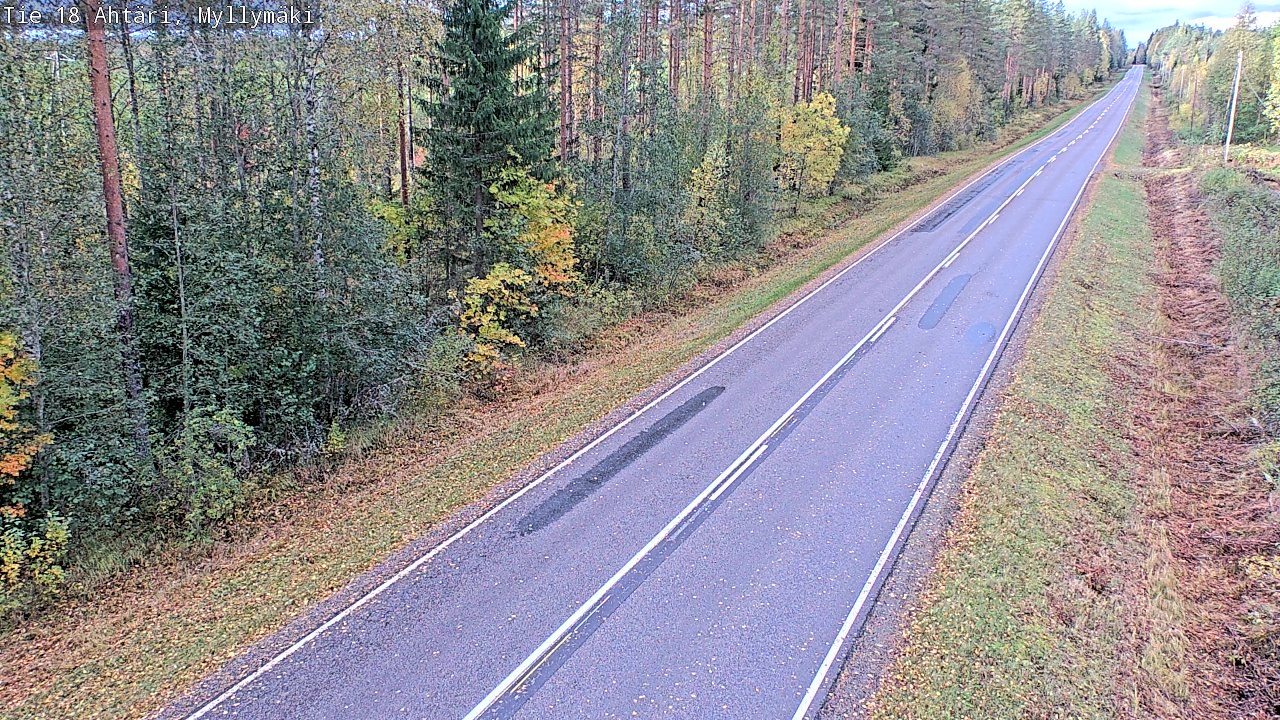 Kelikamerat Kuva Tie 18 Ähtäri, Myllymäki, Ähtäri, Etelä-Pohjanmaa