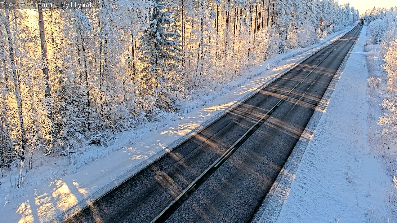 Weather Camera Image Road 18 Ähtäri, Myllymäki, Ähtäri, Etelä-Pohjanmaa