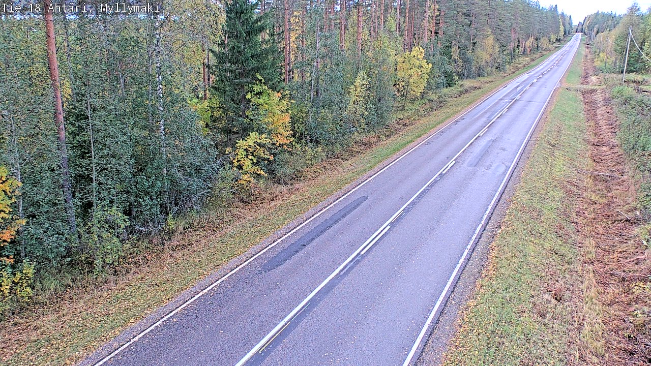 Weather Camera Image Road 18 Ähtäri, Myllymäki, Ähtäri, Etelä-Pohjanmaa