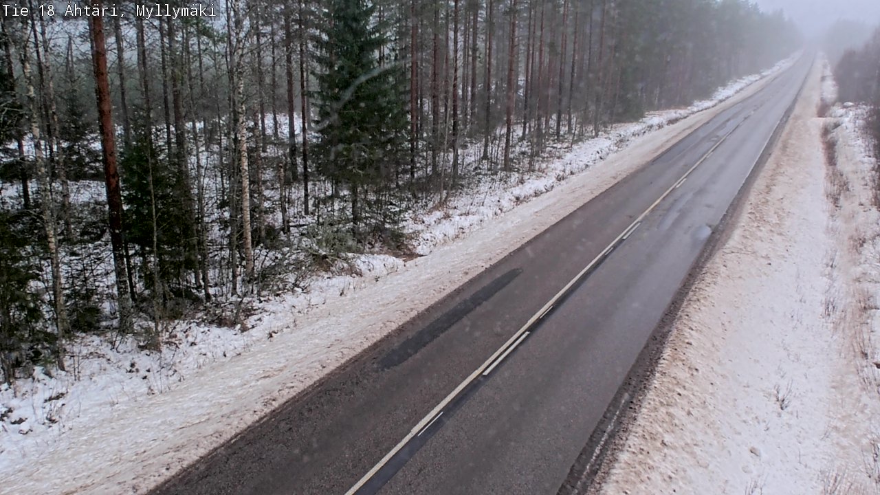 Weather Camera Image Road 18 Ähtäri, Myllymäki, Ähtäri, Etelä-Pohjanmaa