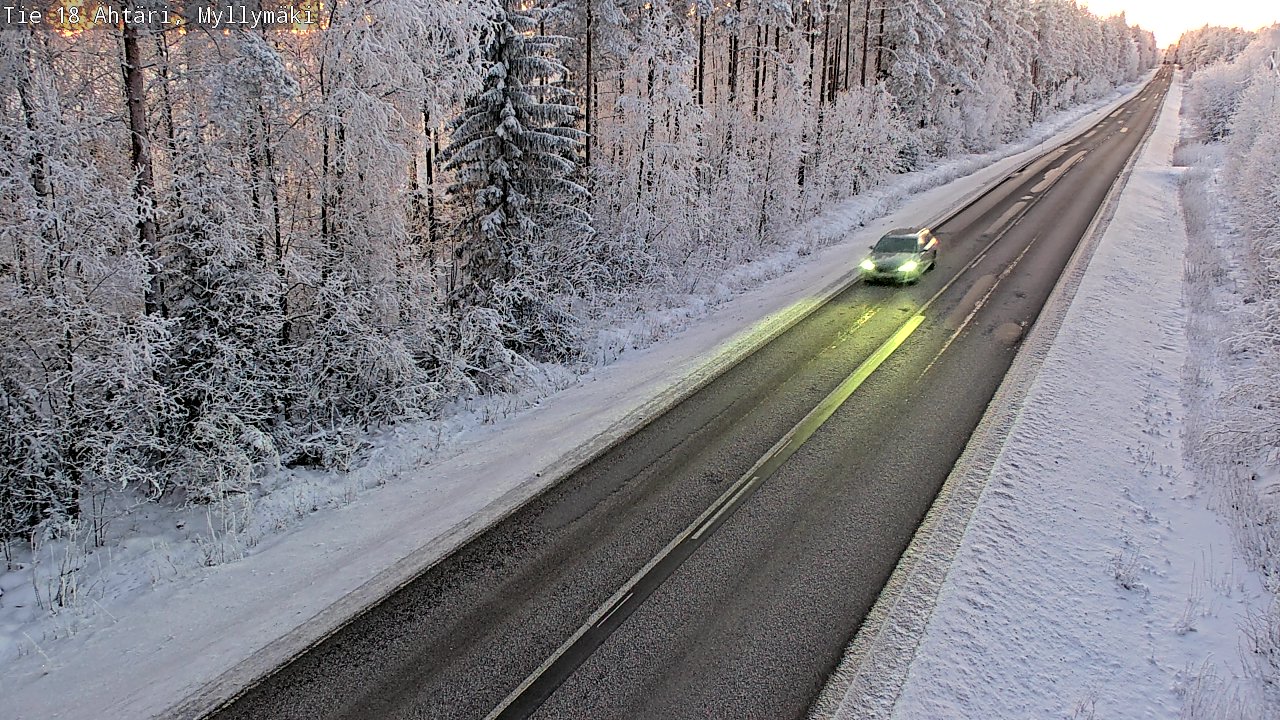 Weather Camera Image Road 18 Ähtäri, Myllymäki, Ähtäri, Etelä-Pohjanmaa