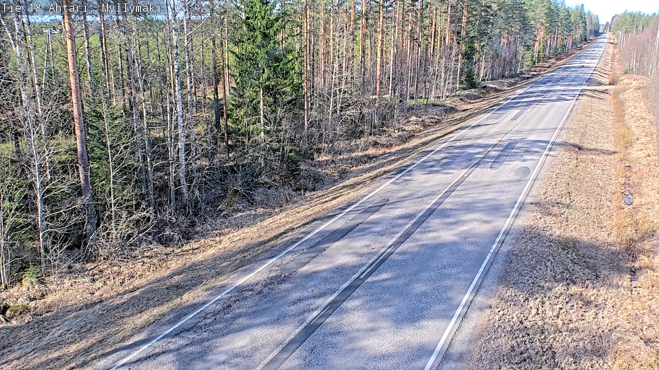 Weather Camera Image Road 18 Ähtäri, Myllymäki, Ähtäri, Etelä-Pohjanmaa