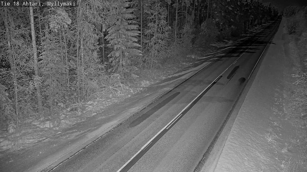 Weather Camera Image Road 18 Ähtäri, Myllymäki, Ähtäri, Etelä-Pohjanmaa