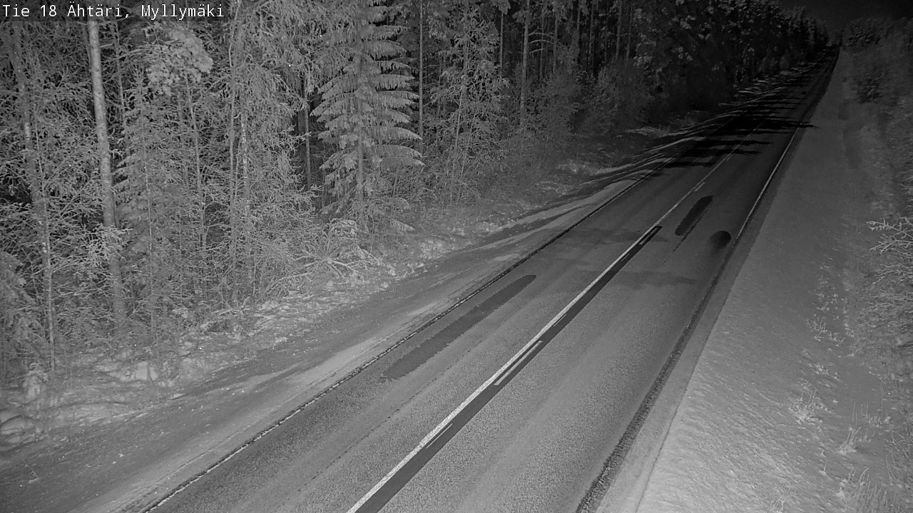 Weather Camera Image Road 18 Ähtäri, Myllymäki, Ähtäri, Etelä-Pohjanmaa