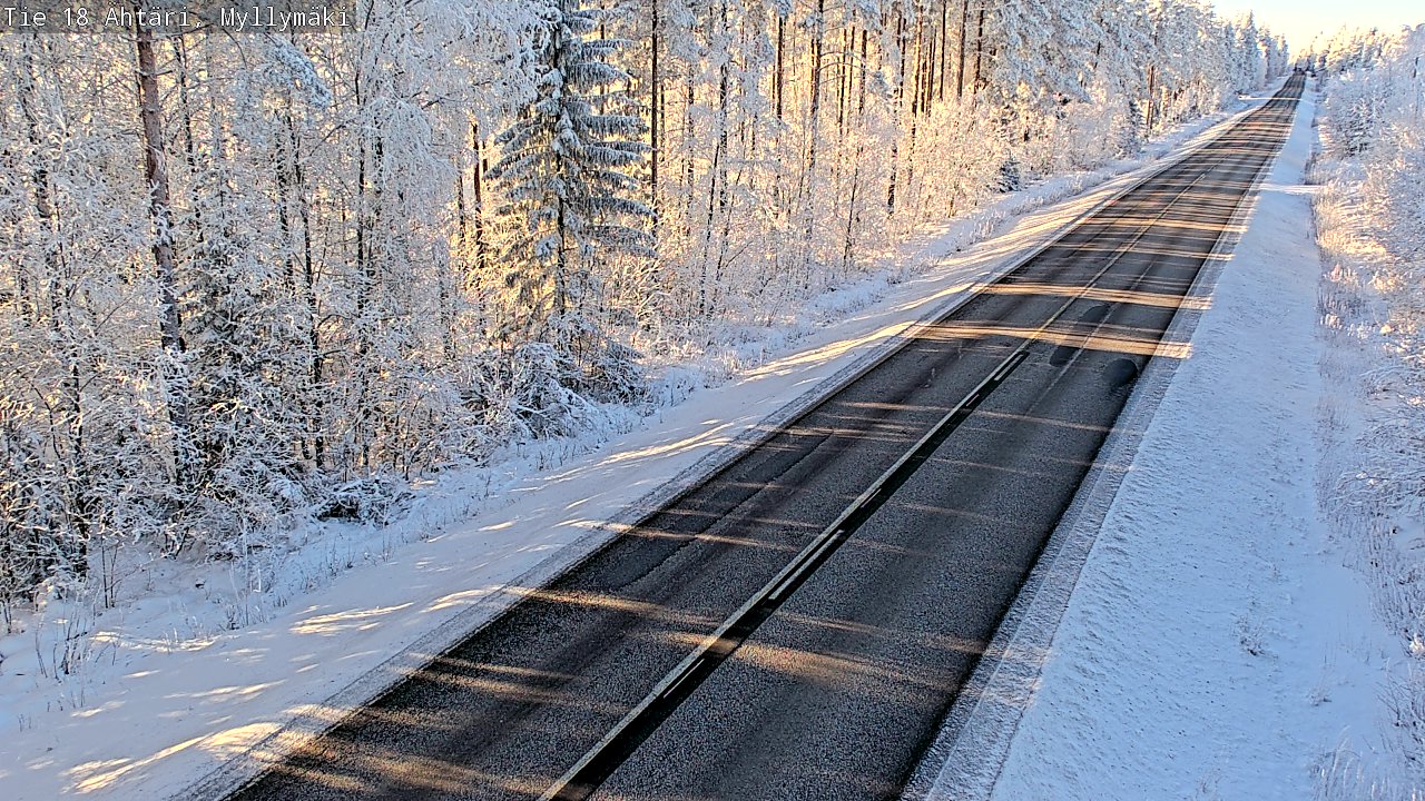 Weather Camera Image Road 18 Ähtäri, Myllymäki, Ähtäri, Etelä-Pohjanmaa