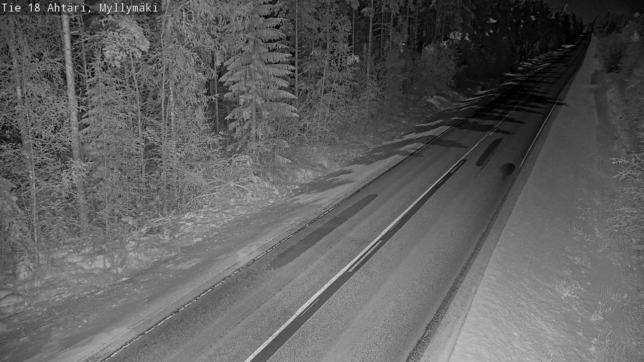 Weather Camera Image Road 18 Ähtäri, Myllymäki, Ähtäri, Etelä-Pohjanmaa