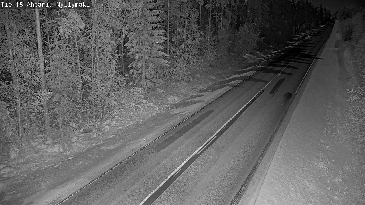 Weather Camera Image Road 18 Ähtäri, Myllymäki, Ähtäri, Etelä-Pohjanmaa