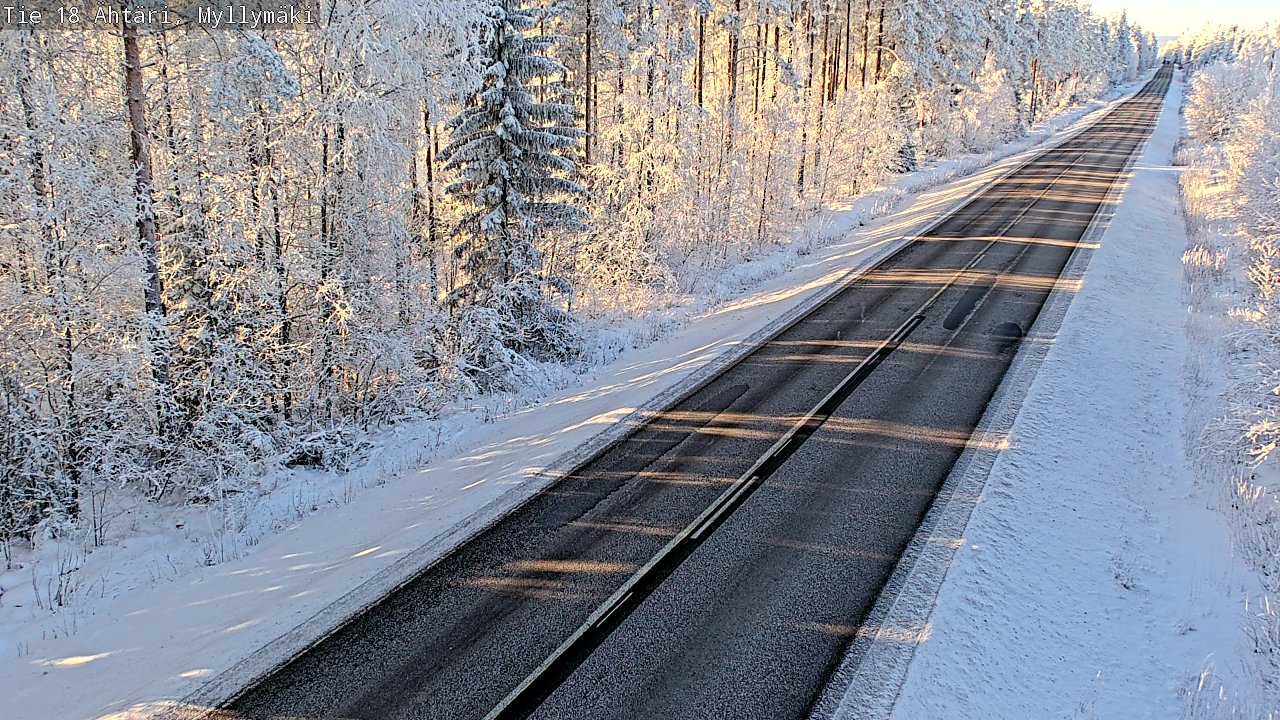 Weather Camera Image Road 18 Ähtäri, Myllymäki, Ähtäri, Etelä-Pohjanmaa