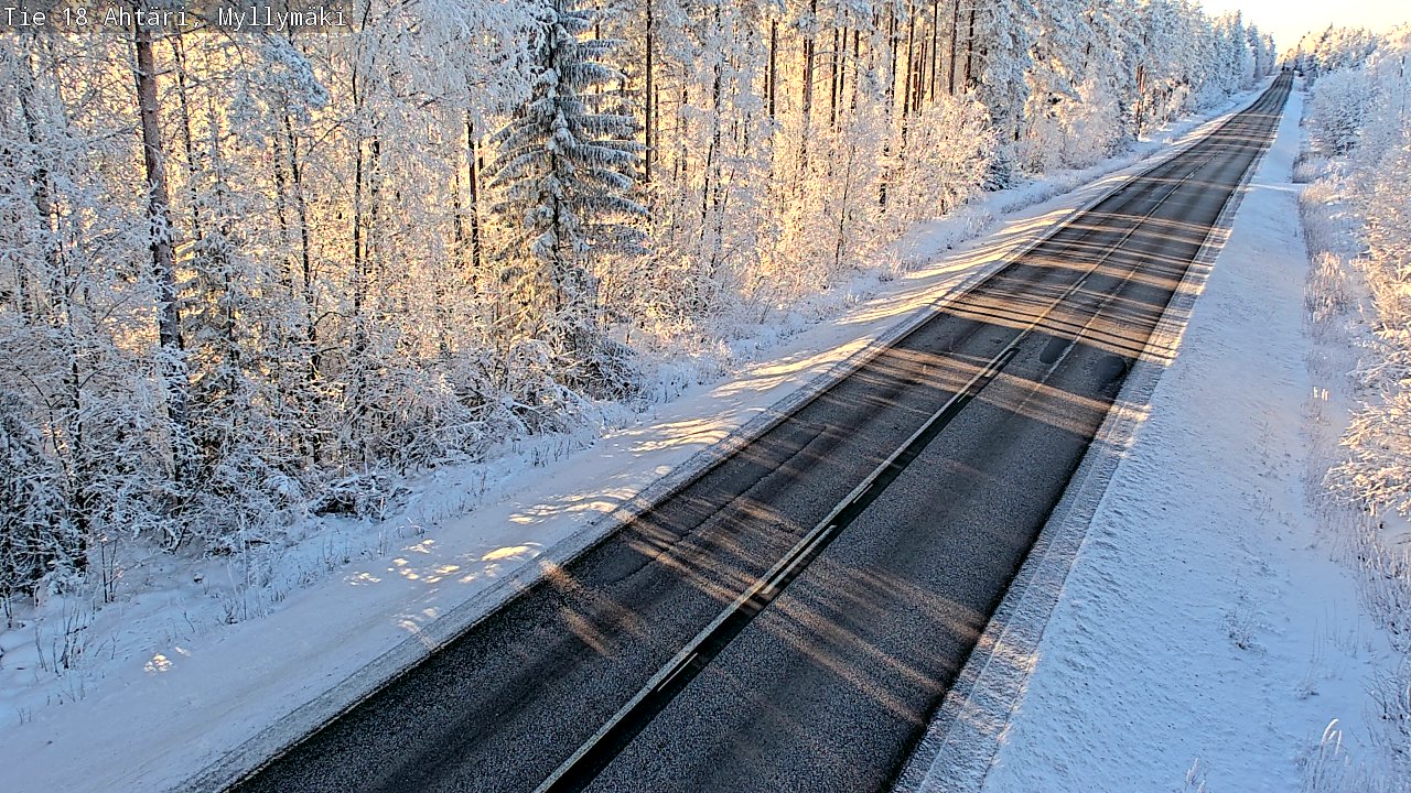 Weather Camera Image Road 18 Ähtäri, Myllymäki, Ähtäri, Etelä-Pohjanmaa
