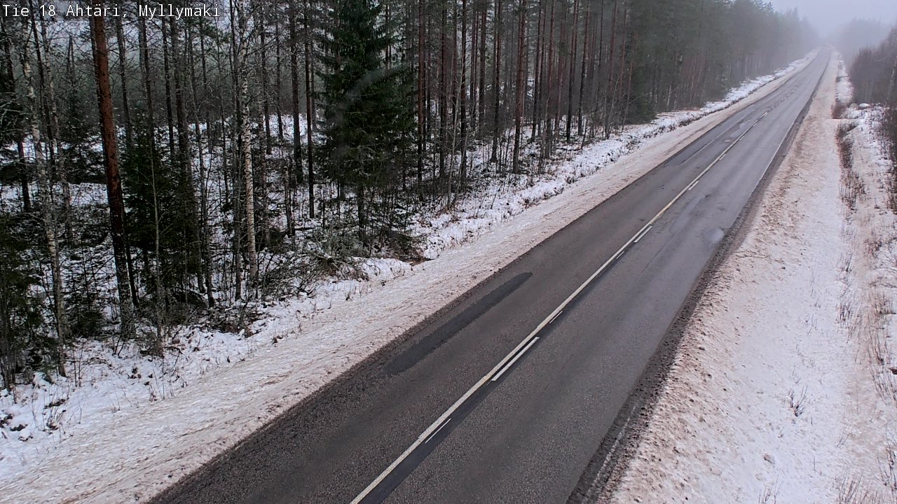 Weather Camera Image Road 18 Ähtäri, Myllymäki, Ähtäri, Etelä-Pohjanmaa