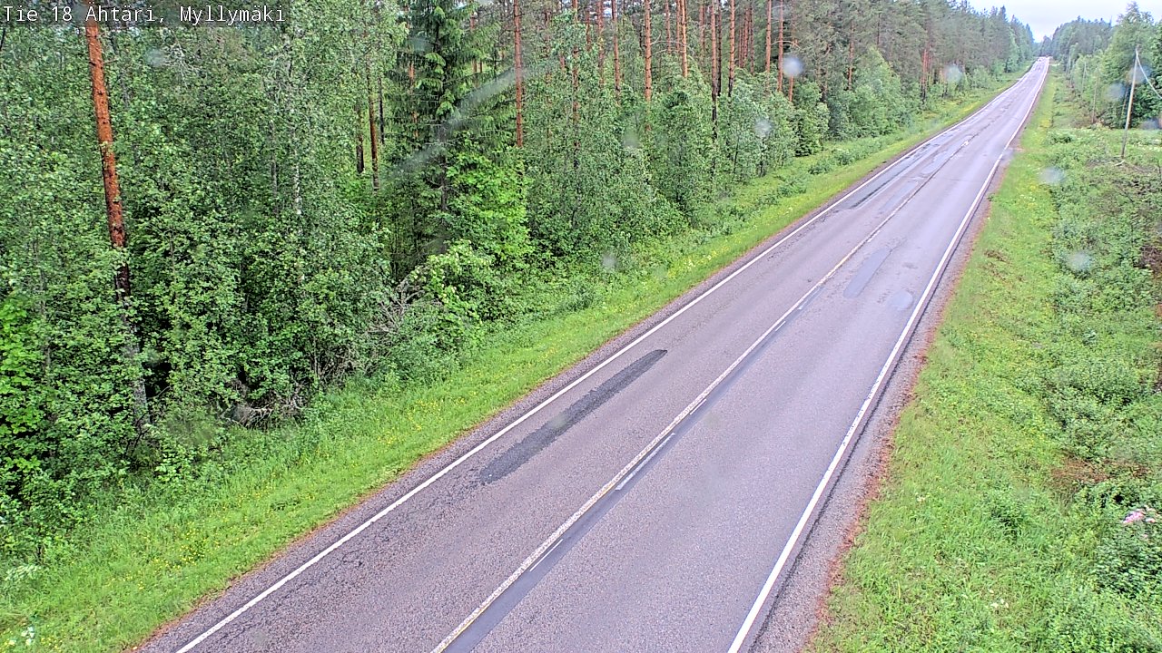 Weather Camera Image Väg 18 Etseri, Myllymäki, Ähtäri, Etelä-Pohjanmaa