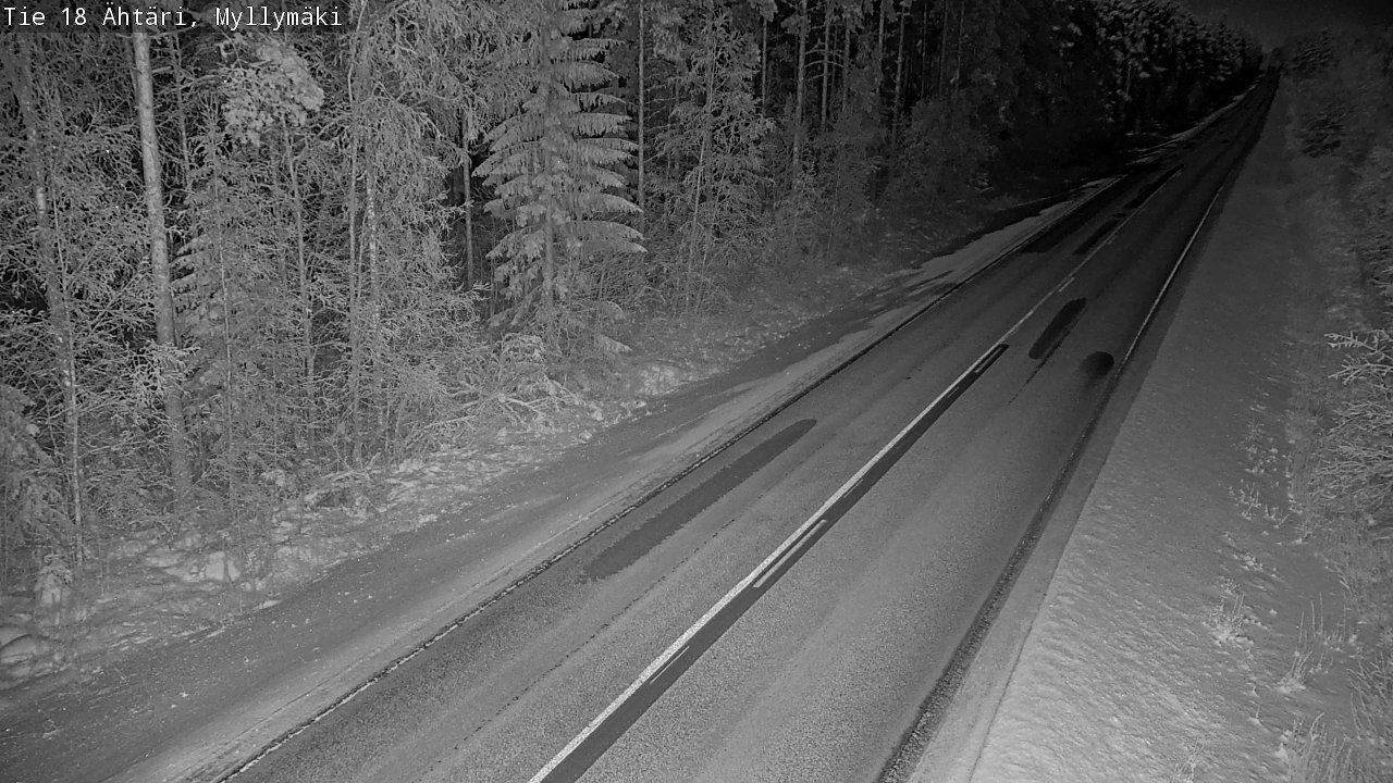 Weather Camera Image Road 18 Ähtäri, Myllymäki, Ähtäri, Etelä-Pohjanmaa