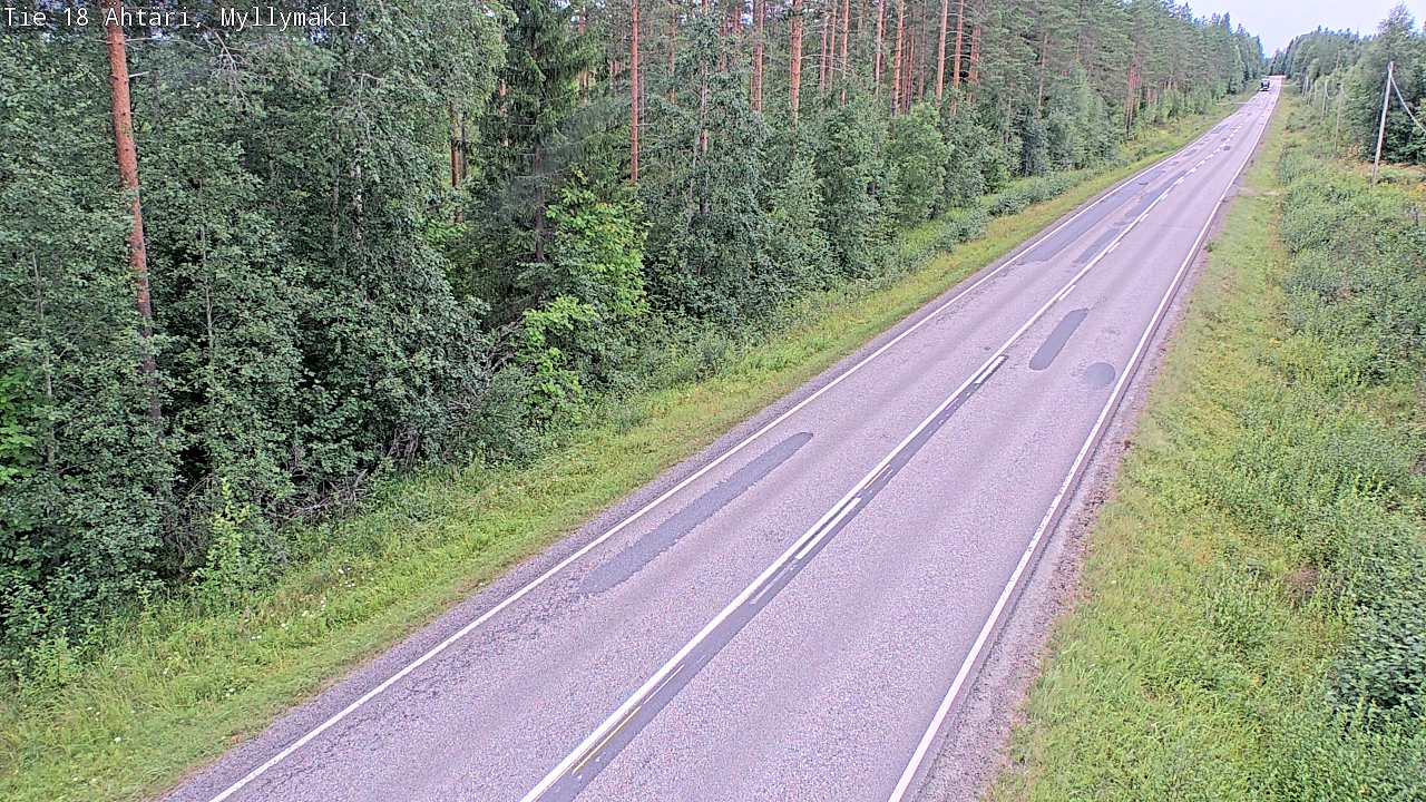 Weather Camera Image Road 18 Ähtäri, Myllymäki, Ähtäri, Etelä-Pohjanmaa