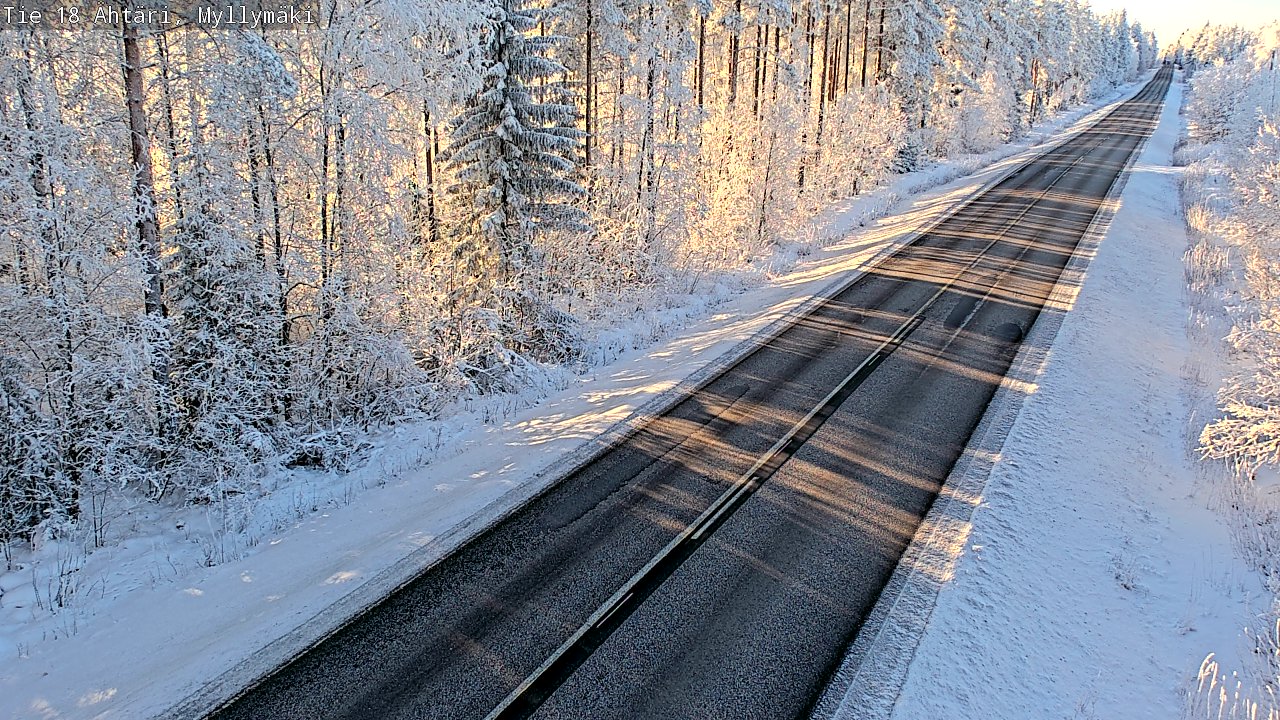 Weather Camera Image Road 18 Ähtäri, Myllymäki, Ähtäri, Etelä-Pohjanmaa