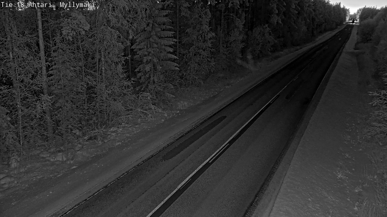 Weather Camera Image Road 18 Ähtäri, Myllymäki, Ähtäri, Etelä-Pohjanmaa
