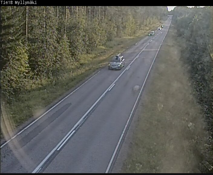 Weather Camera Image Road 18 Ähtäri, Myllymäki, Ähtäri, Etelä-Pohjanmaa