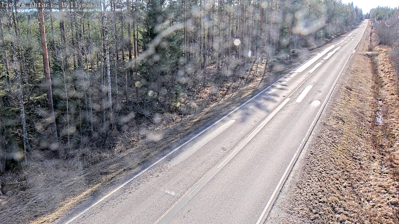 Weather Camera Image Road 18 Ähtäri, Myllymäki, Ähtäri, Etelä-Pohjanmaa