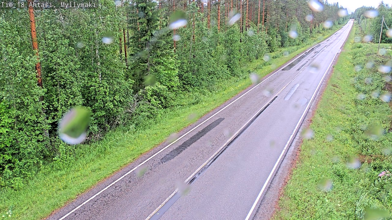 Weather Camera Image Väg 18 Etseri, Myllymäki, Ähtäri, Etelä-Pohjanmaa