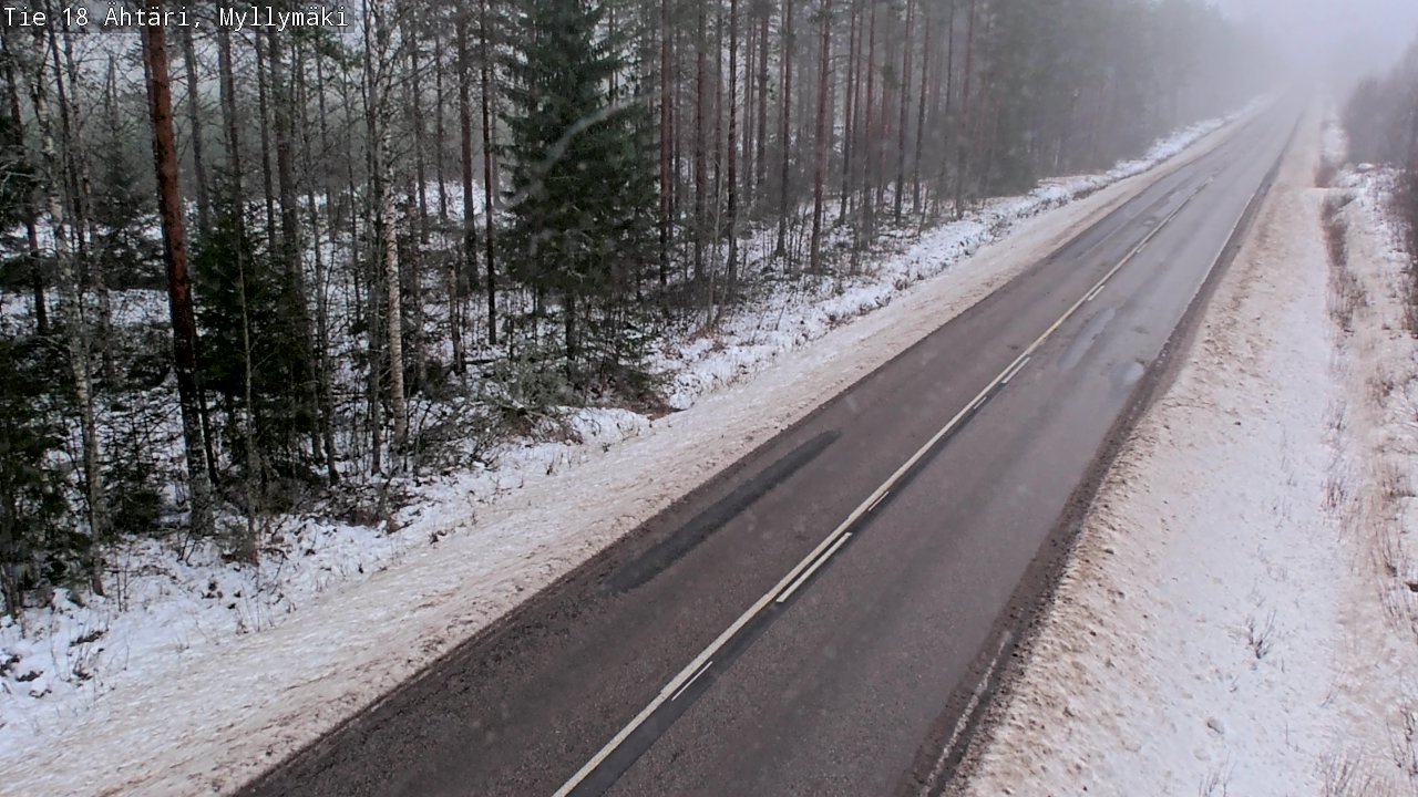 Weather Camera Image Road 18 Ähtäri, Myllymäki, Ähtäri, Etelä-Pohjanmaa