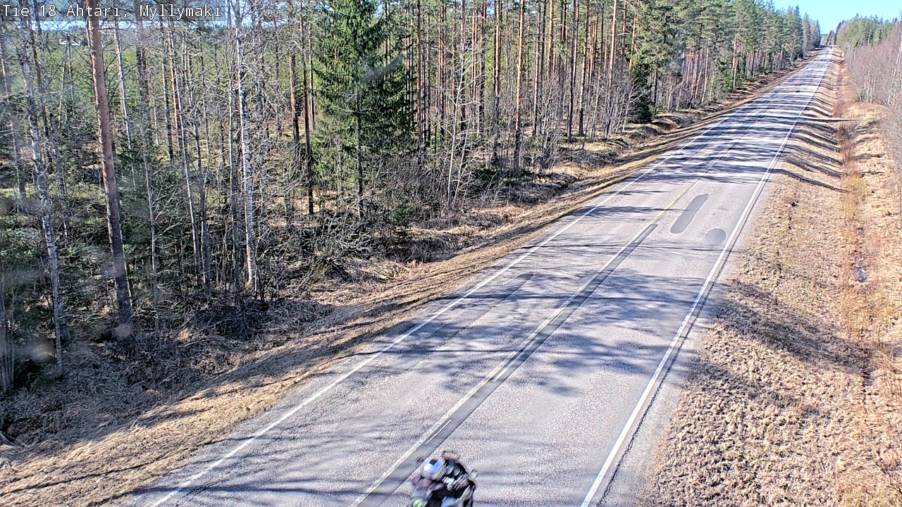 Weather Camera Image Road 18 Ähtäri, Myllymäki, Ähtäri, Etelä-Pohjanmaa