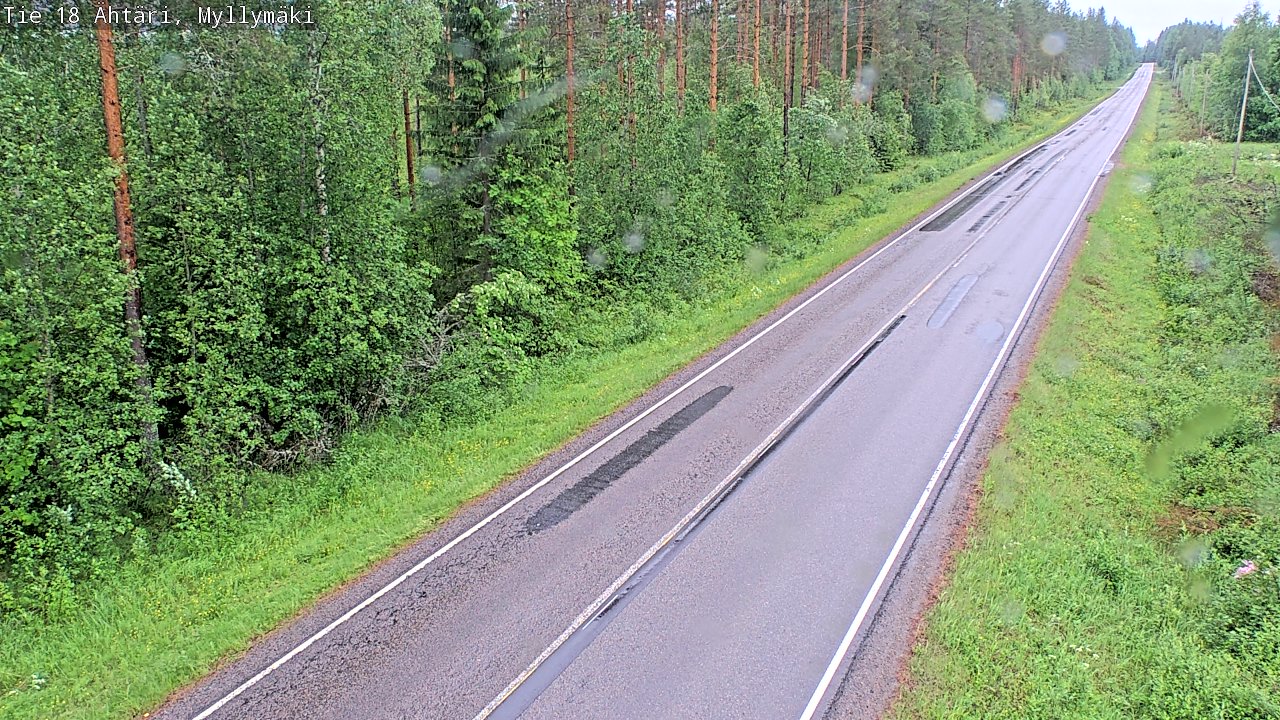 Weather Camera Image Väg 18 Etseri, Myllymäki, Ähtäri, Etelä-Pohjanmaa