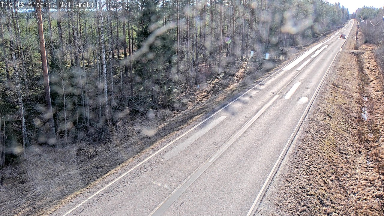 Weather Camera Image Road 18 Ähtäri, Myllymäki, Ähtäri, Etelä-Pohjanmaa
