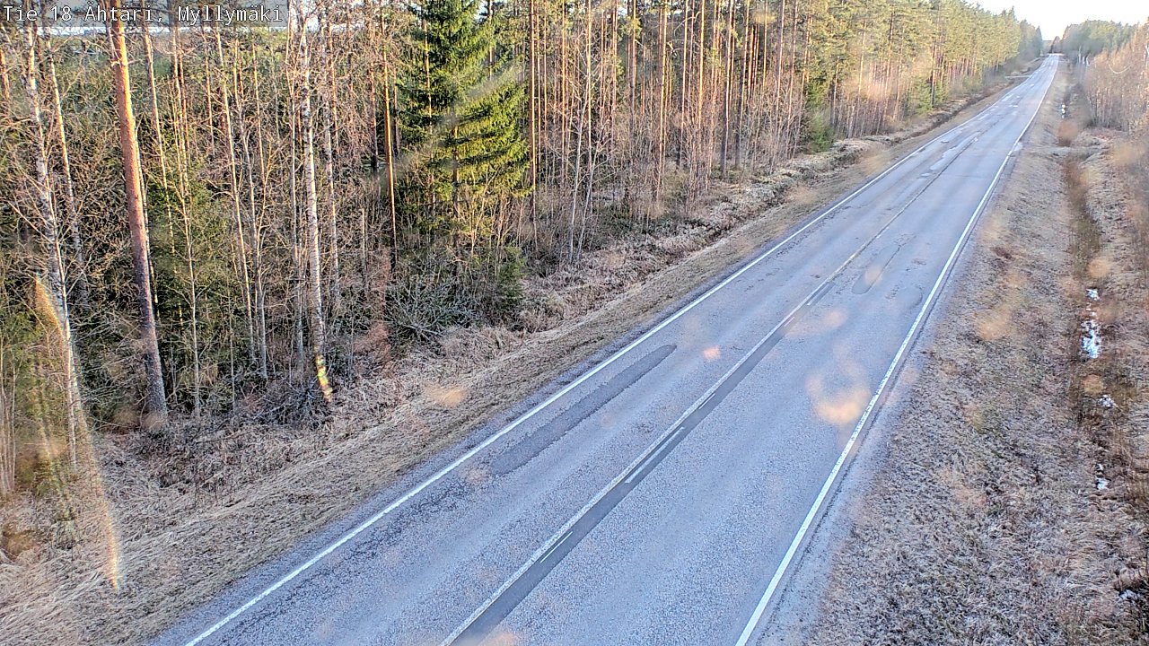 Weather Camera Image Road 18 Ähtäri, Myllymäki, Ähtäri, Etelä-Pohjanmaa