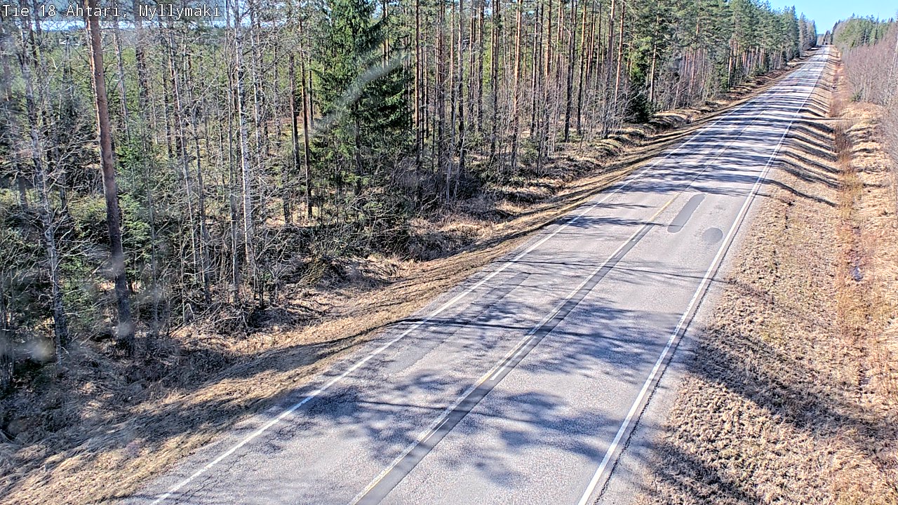 Weather Camera Image Road 18 Ähtäri, Myllymäki, Ähtäri, Etelä-Pohjanmaa