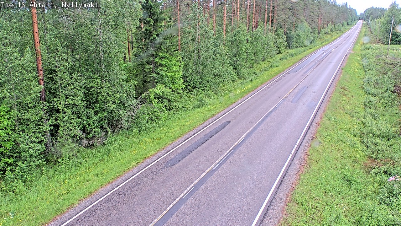 Weather Camera Image Väg 18 Etseri, Myllymäki, Ähtäri, Etelä-Pohjanmaa