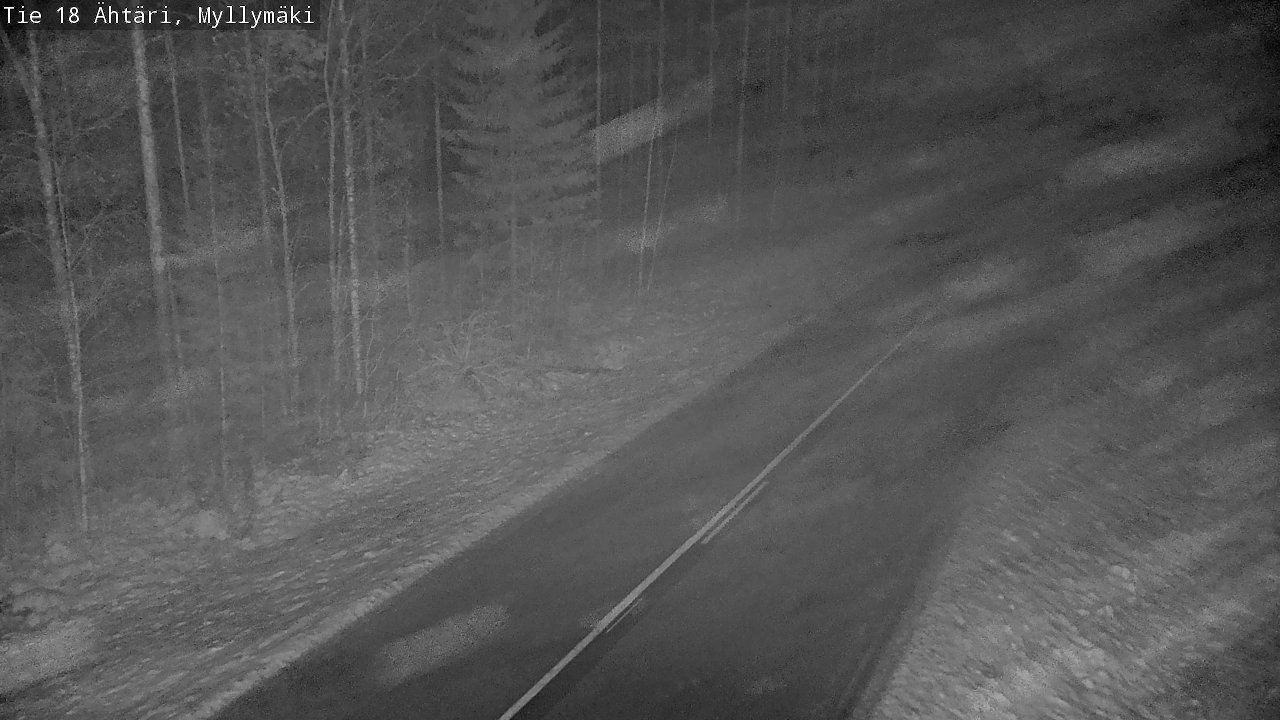 Weather Camera Image Road 18 Ähtäri, Myllymäki, Ähtäri, Etelä-Pohjanmaa