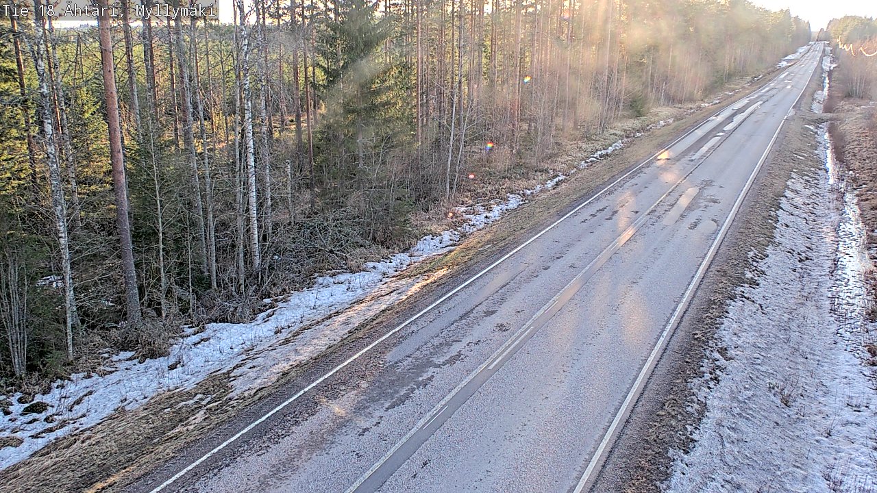 Weather Camera Image Road 18 Ähtäri, Myllymäki, Ähtäri, Etelä-Pohjanmaa