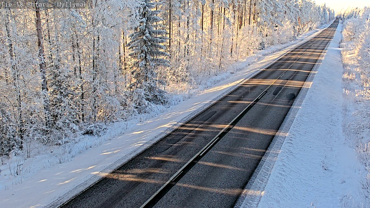 Weather Camera Image Road 18 Ähtäri, Myllymäki, Ähtäri, Etelä-Pohjanmaa